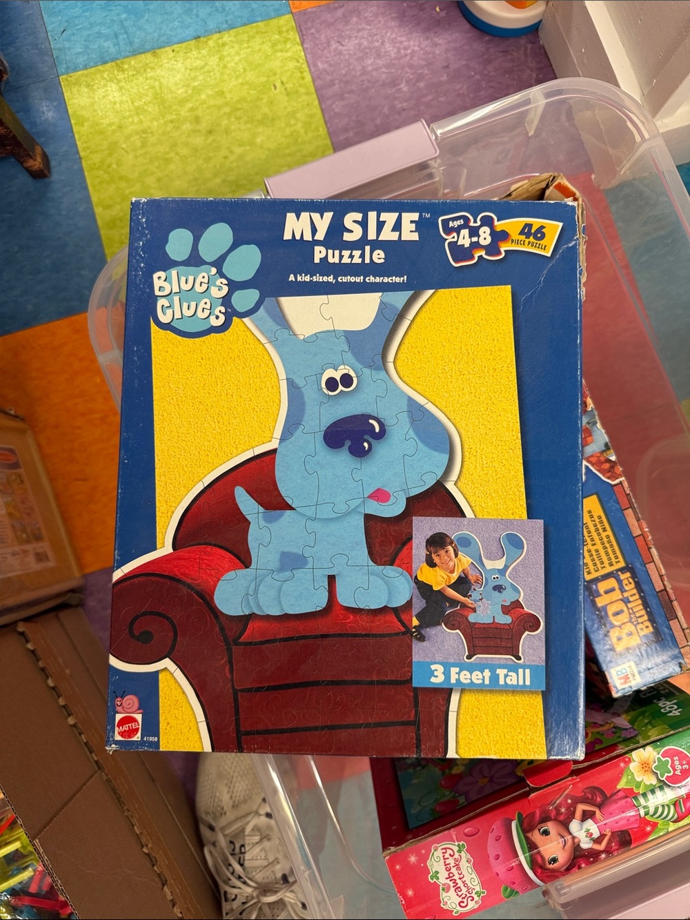 My Size Puzzle - Blues Clues -vintage